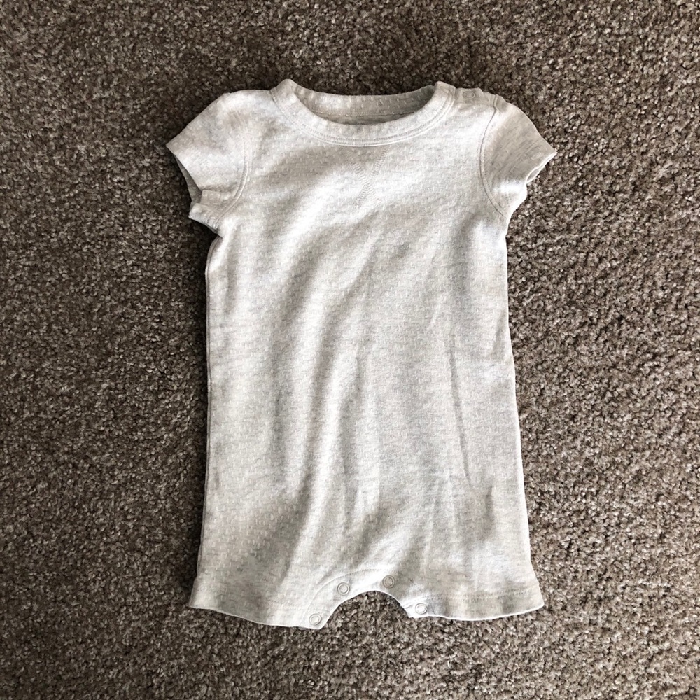 Neutral Jumping Beans Onesie 9 Month